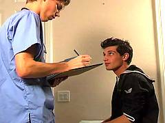Twink Doctor gets pumped in the ass by his hot patient