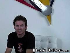 Bareback gay porn with huge black cocks and white studs, twinks, jocks and bears engaging in interracial xxx.  White studs receiving internal anal cumshots and cum facials from huge black studs with uncut big dicks.