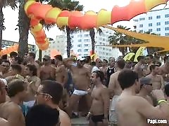 It's the very first gay porn site of it's kind. It's not just a porn site where you can watch guys play and fuck, but you can actually interact with the guys inside! There is a ton of the gay party lifestyle inside in the most exclusive parties from all a