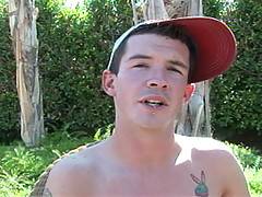 Cameron Taylor, come-on-down, youre the next contestant on Well hung Twinks!  Yep, 22-year-old Cameron has a HUGE dick, and watching him stroke it by the pool t...